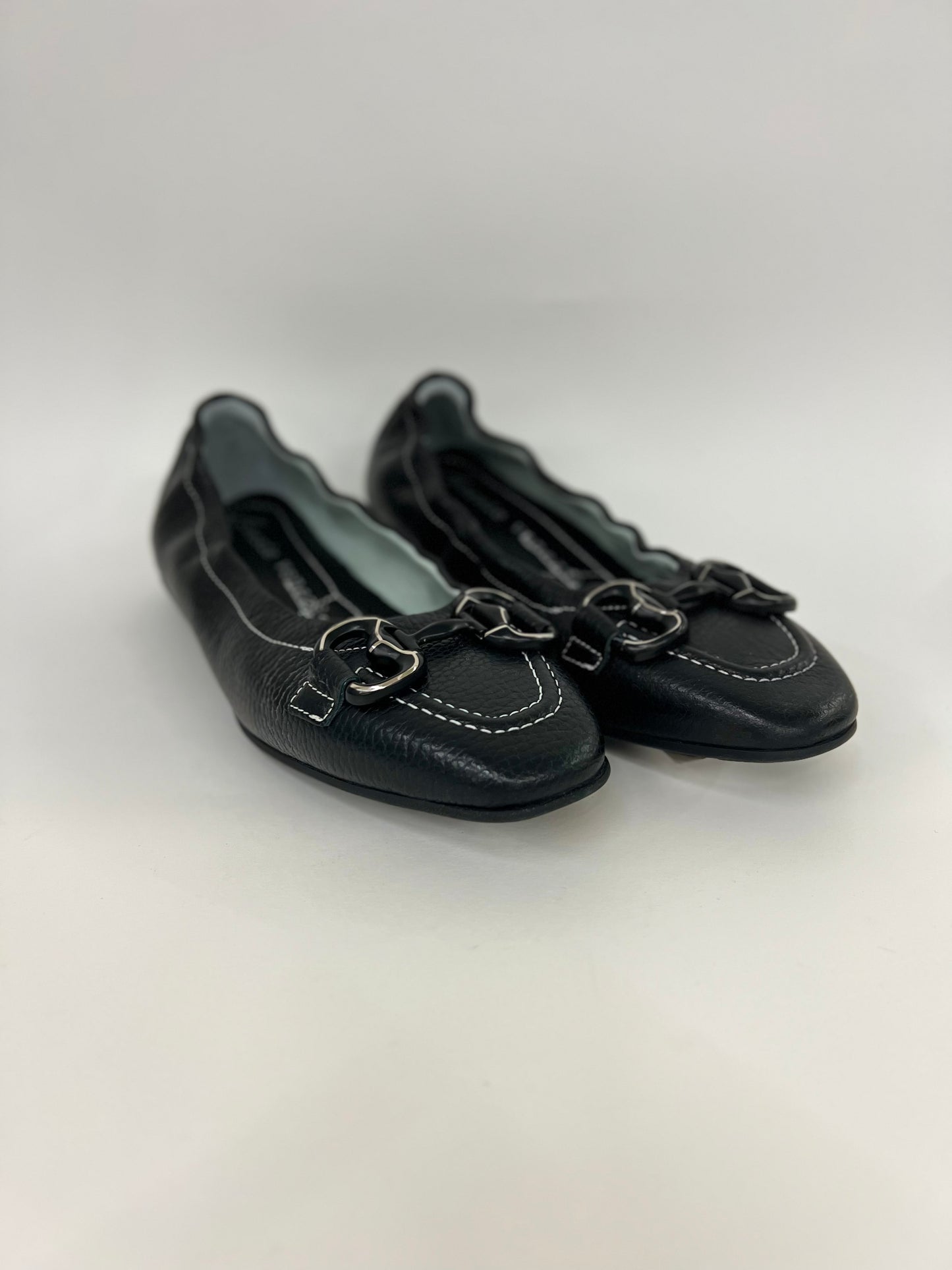 Mocassino in pelle con elastico “Poesie Veneziane”