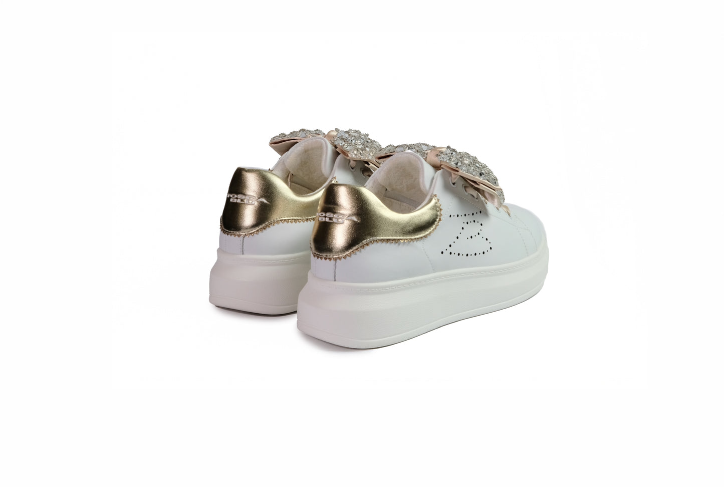 Sneakers glamour fiocco “Tosca Blu”