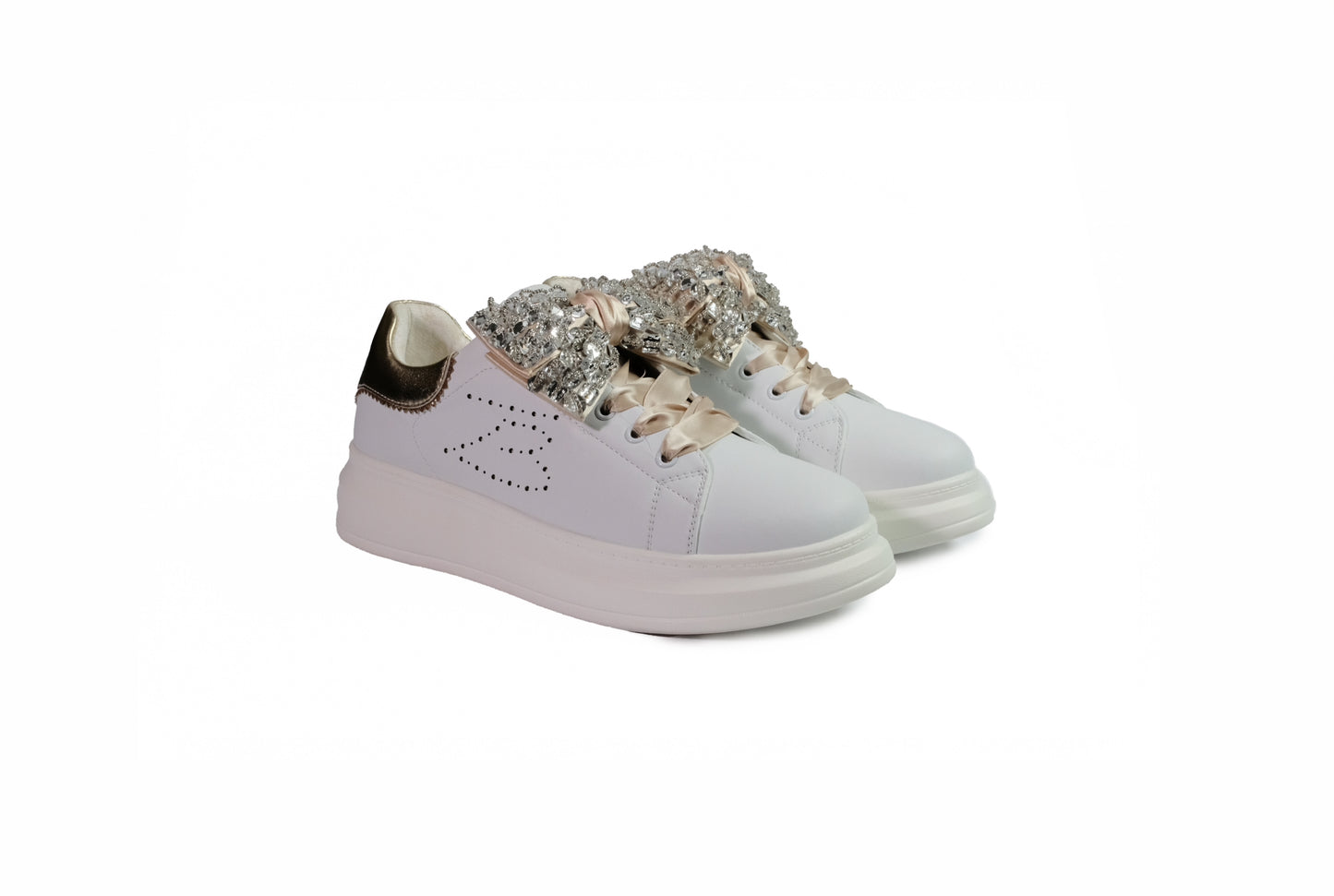 Sneakers glamour fiocco “Tosca Blu”