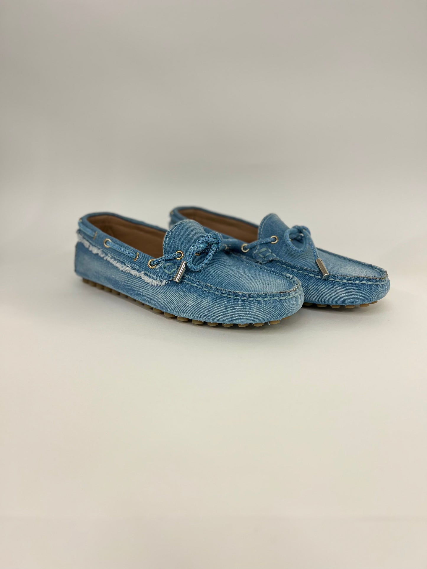 Mocassino in denim “Stokton”