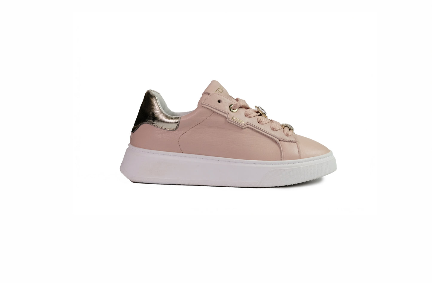 Sneakers in pelle nude “EDP”