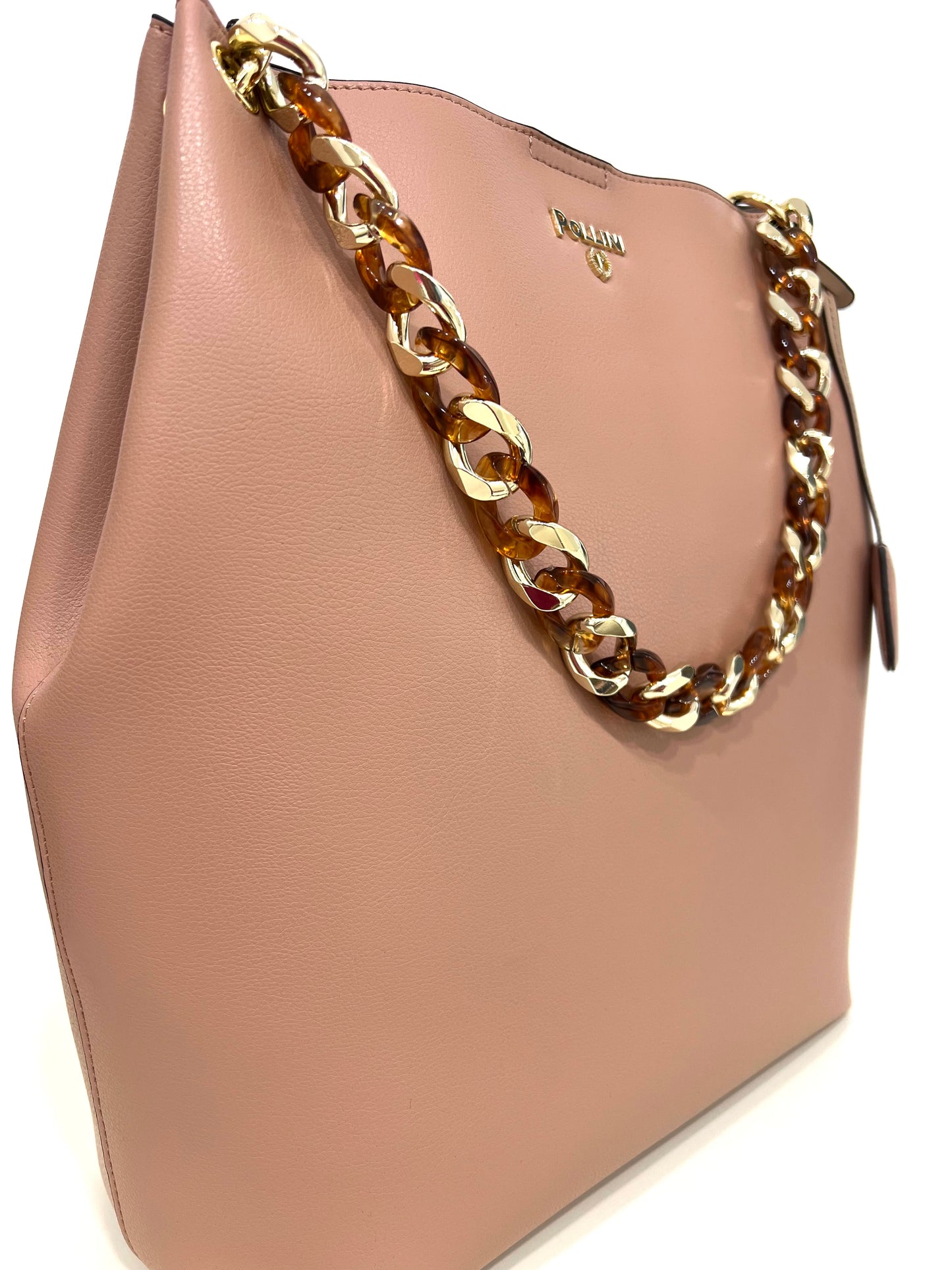 Hobo bag darlene nude “Pollini”