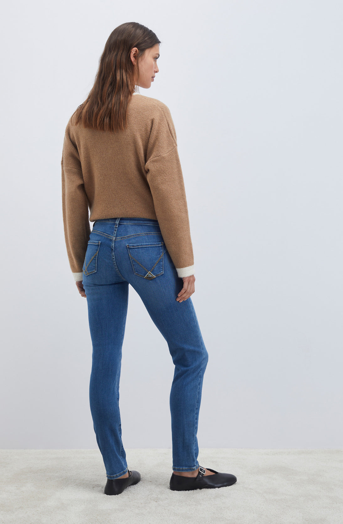 Jeans push-up soft stretch green “Roy Roger’s”