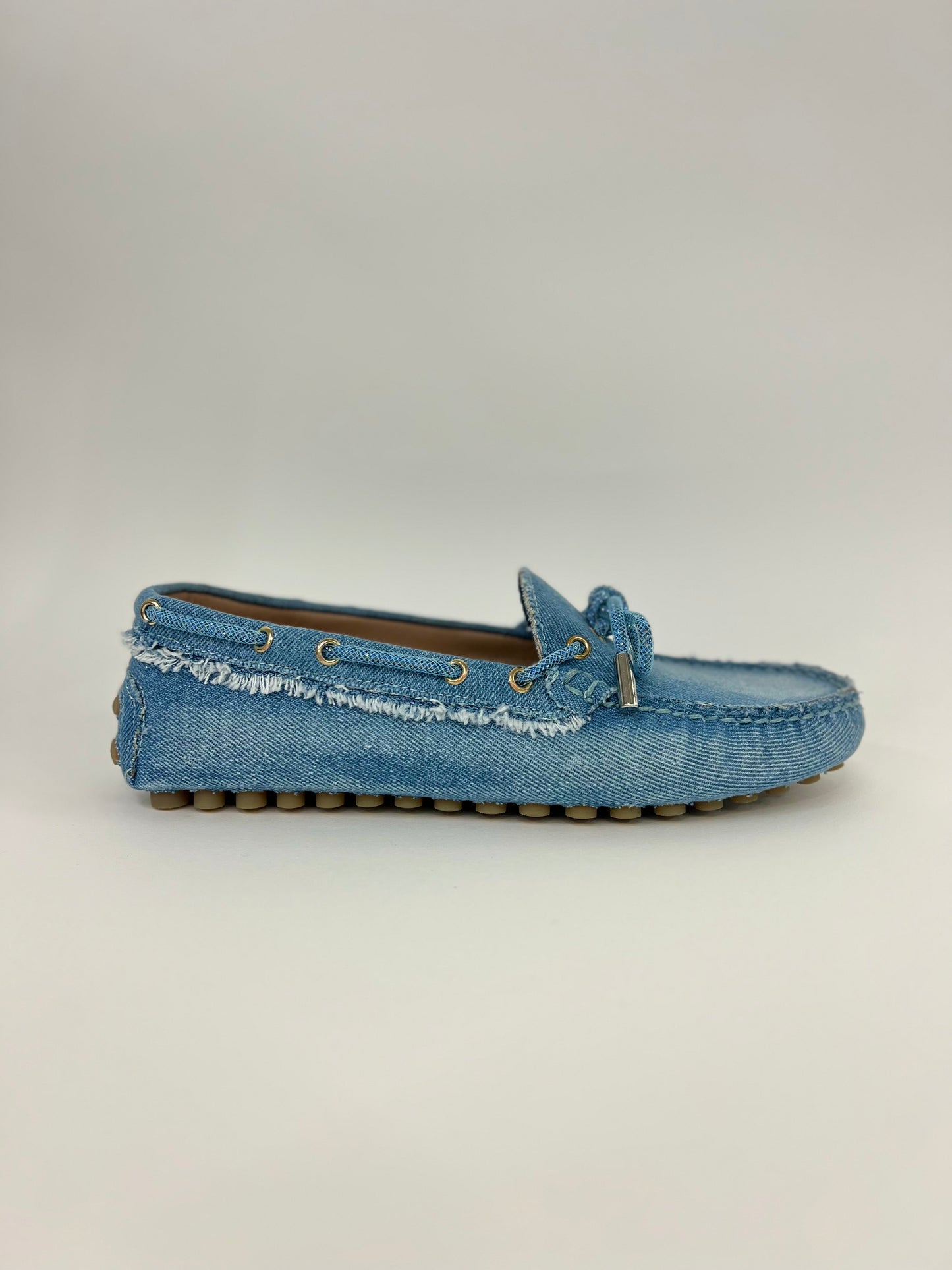Mocassino in denim “Stokton”