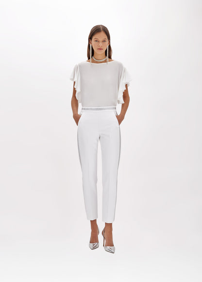 Blusa in seta bianca “Blugirl”