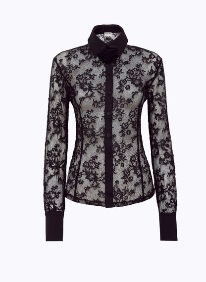 Camicia in pizzo stretch “Blugirl”