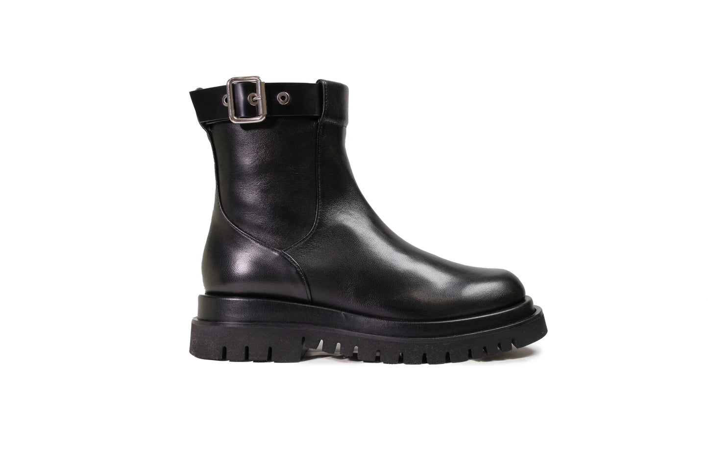 Stivaletto in vitello nero Baron “Fabi”