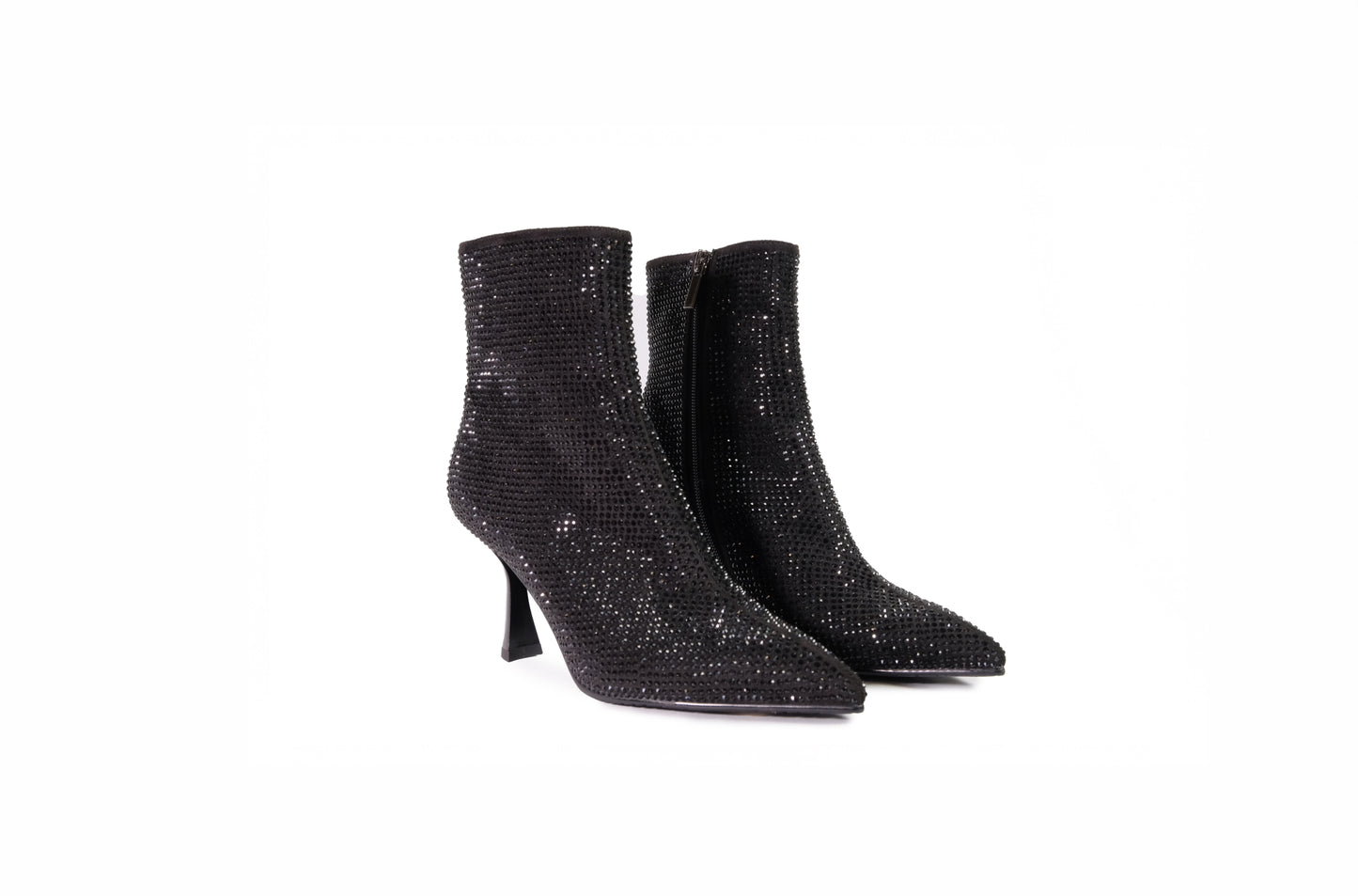 Stivaletto con strass nero “Tosca Blu”