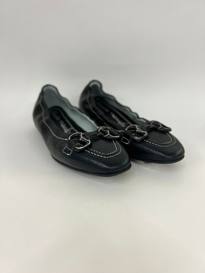 Mocassino in pelle con elastico “Poesie Veneziane”