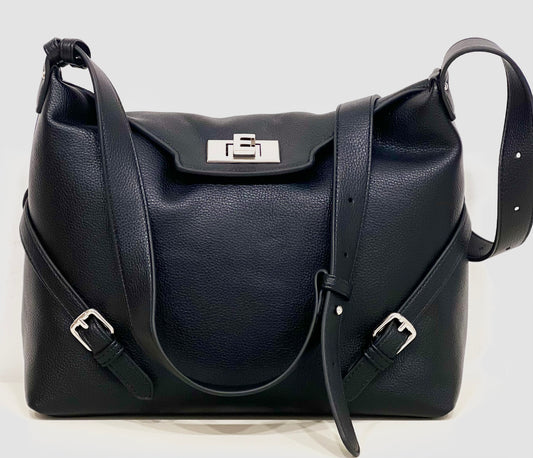 Borsa hobo sally nera “Ermanno Firenze”