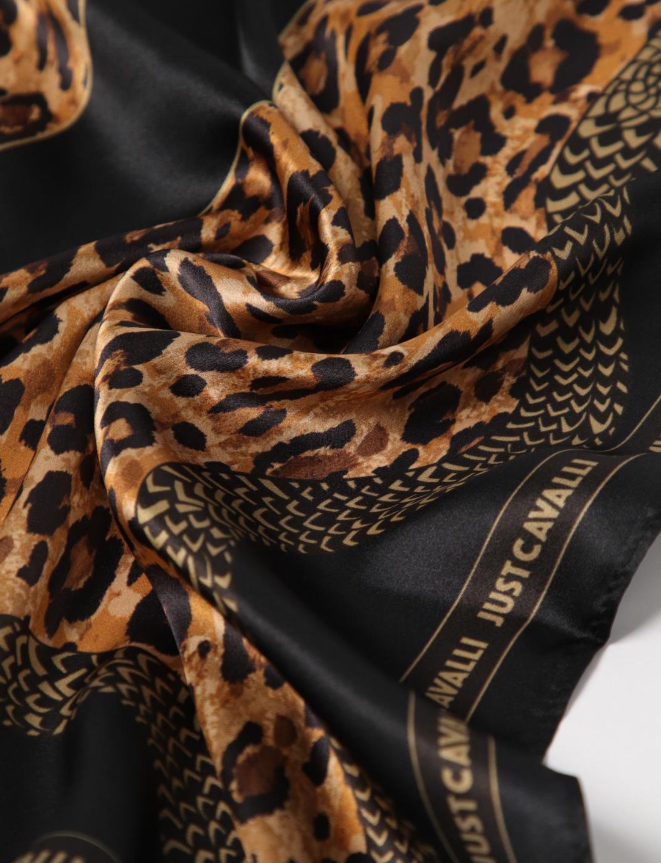 Foulard con logo “Just Cavalli”