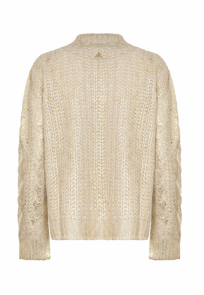 Pullover con placcatura gold “Akep”