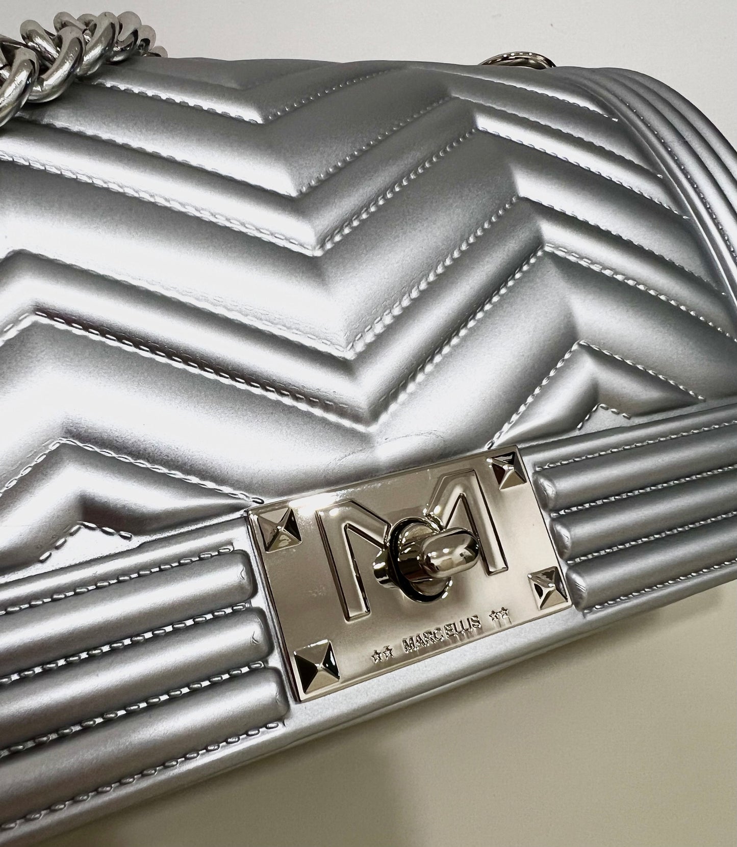 Flat-bag silver/silver “Marc Ellis”