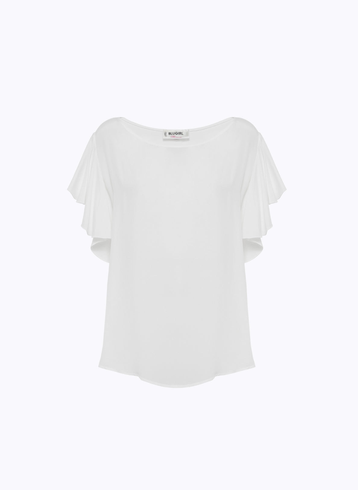 Blusa in seta bianca “Blugirl”