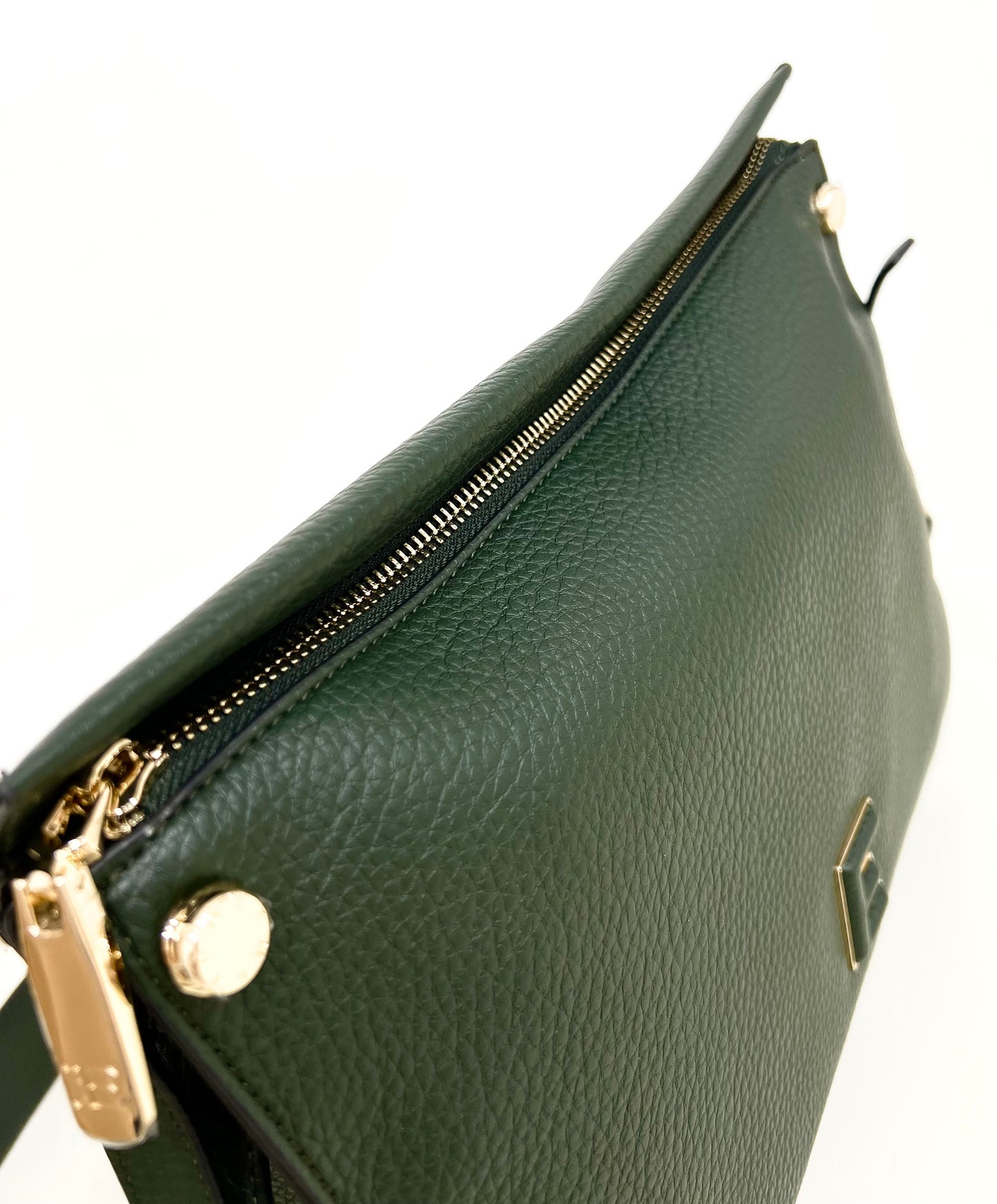 Borsa a spalla/tracolla hobo petra dark green “Ermanno Firenze”