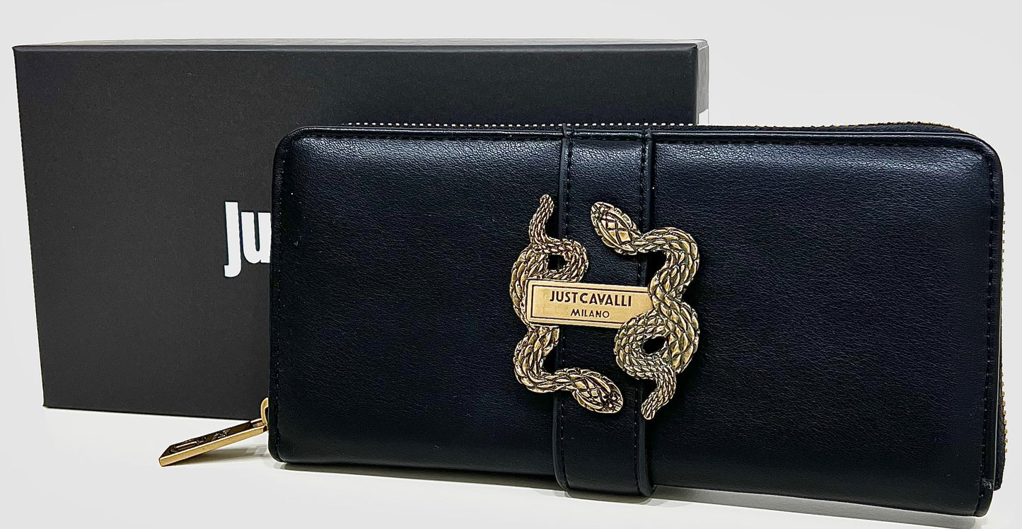 Portafoglio large zip wallett snakes “Just Cavalli”