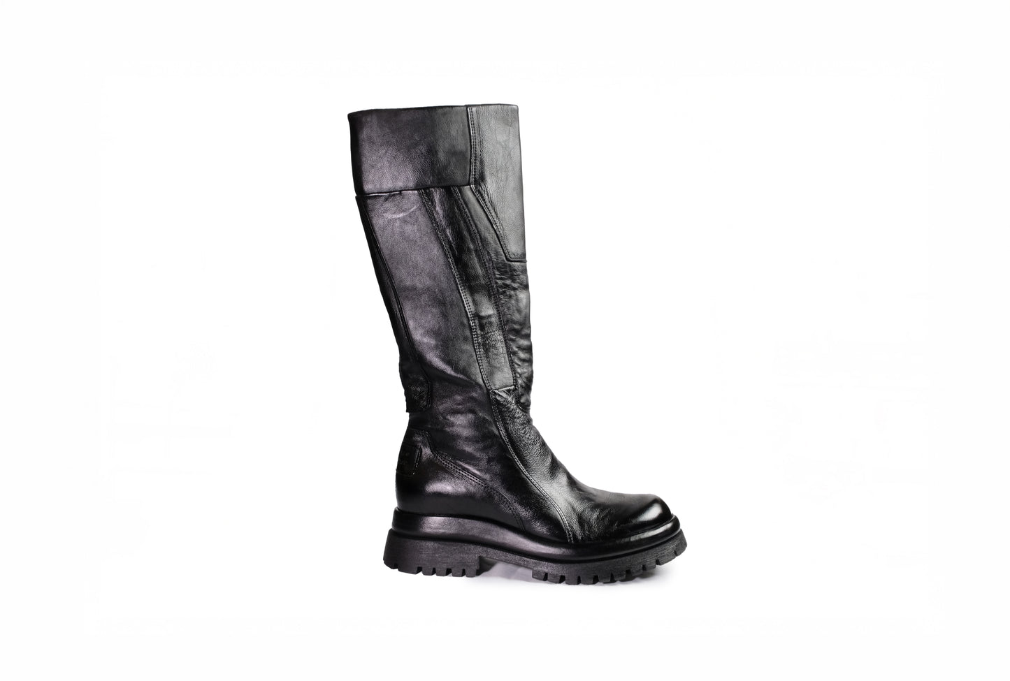 Stivale in pelle nera “A.S.98”