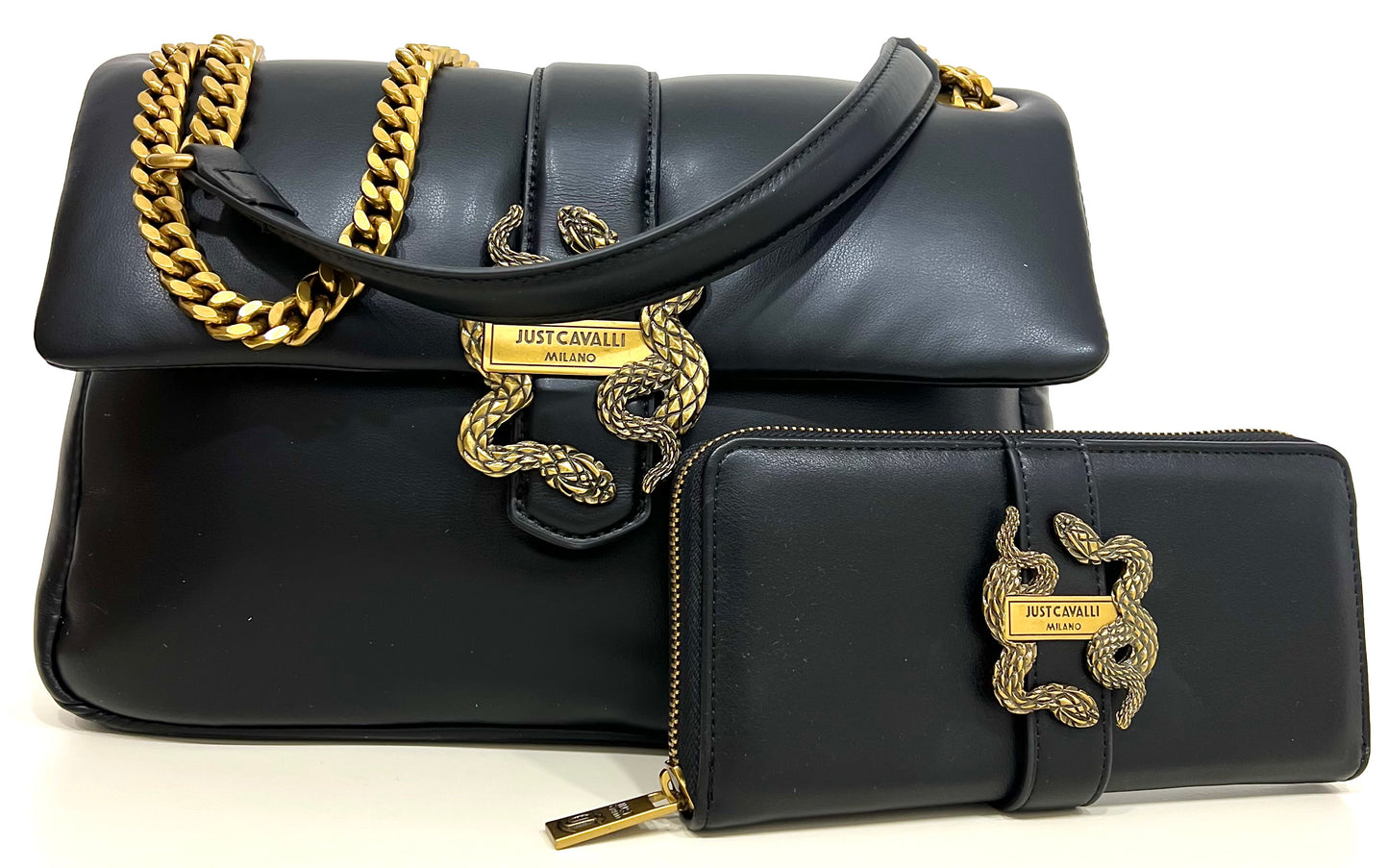 Portafoglio large zip wallett snakes “Just Cavalli”