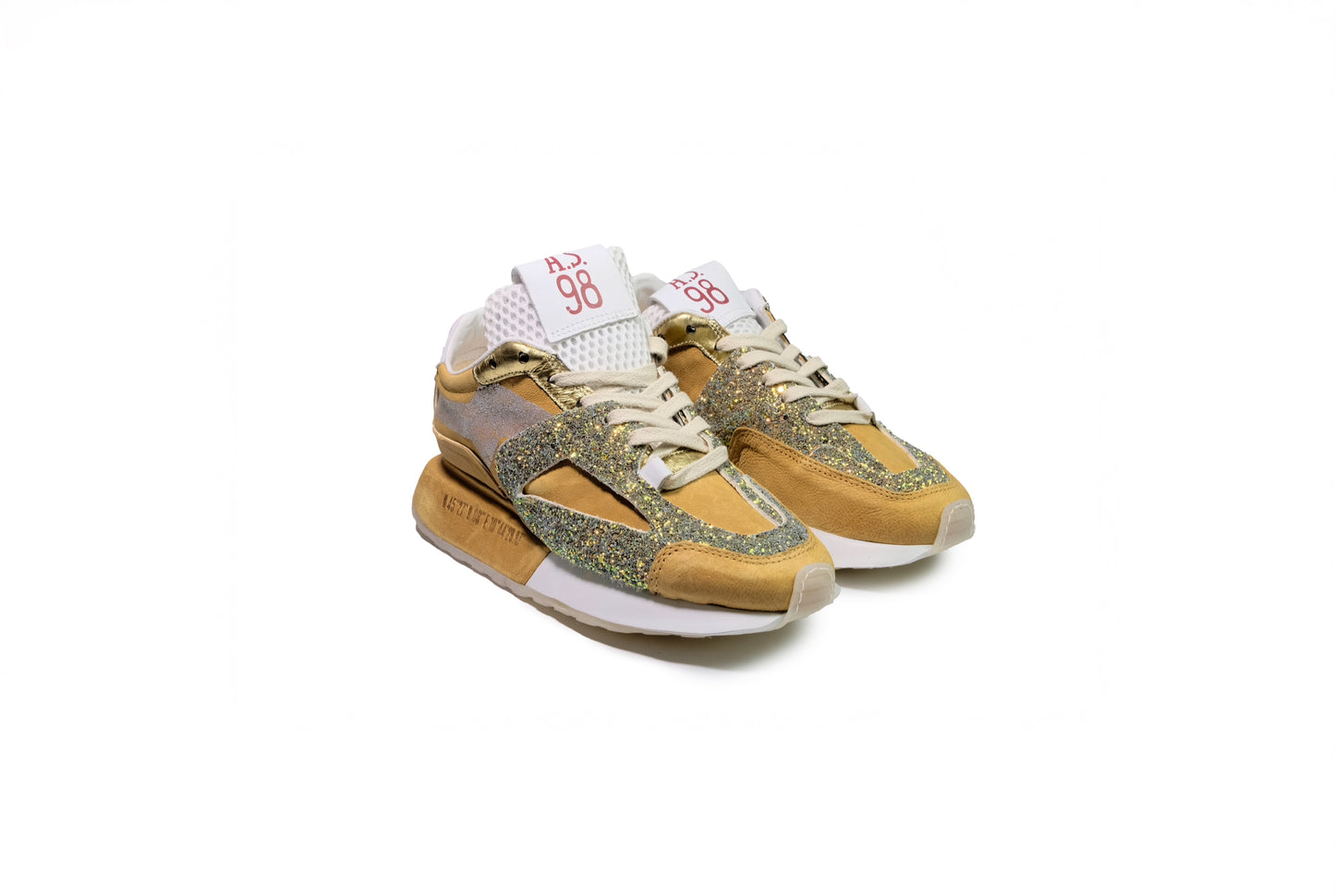 Sneakers in camoscio senape “A.S.98”