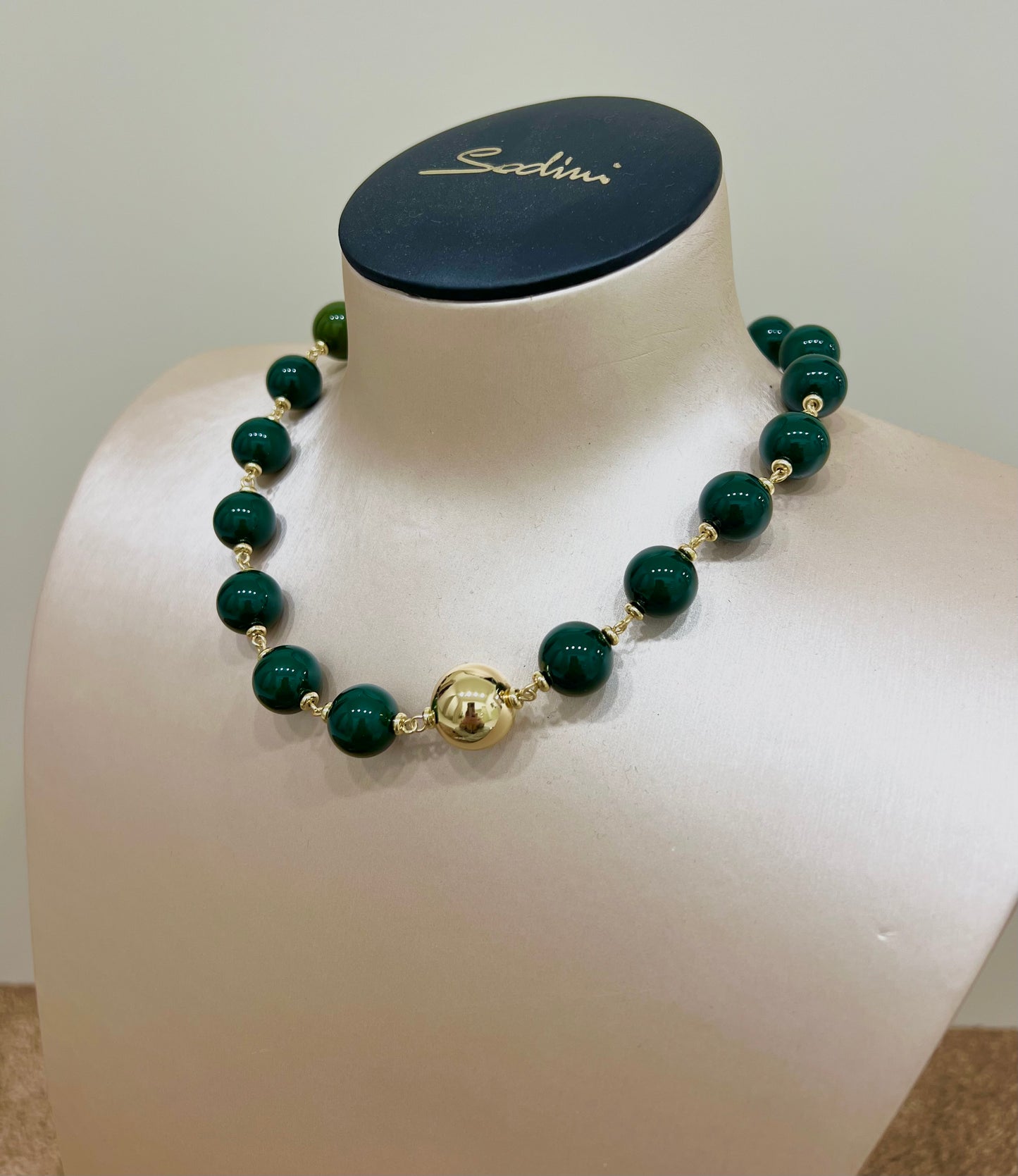 Collana corta a boule incatenate tribeca “Sodini”