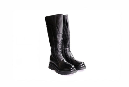 Stivale in pelle nera “A.S.98”