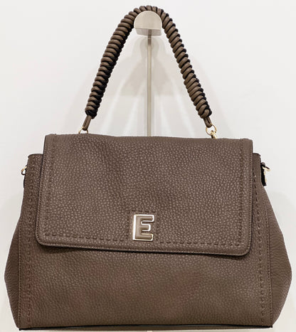 Borsa a spalla large soft eba kaki “Ermanno Firenze”