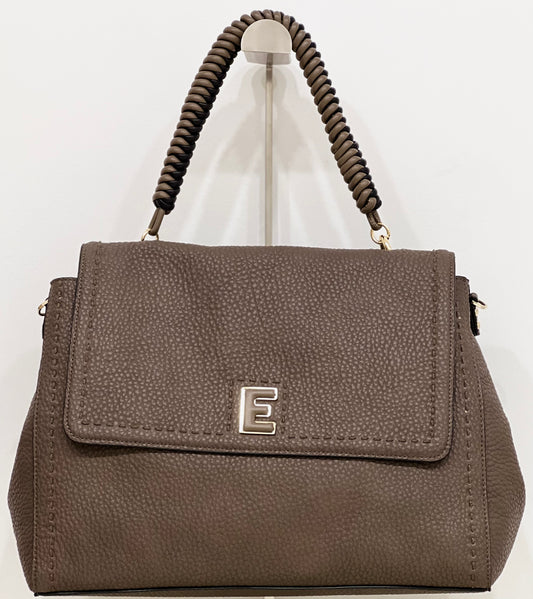 Borsa a spalla large soft eba kaki “Ermanno Firenze”