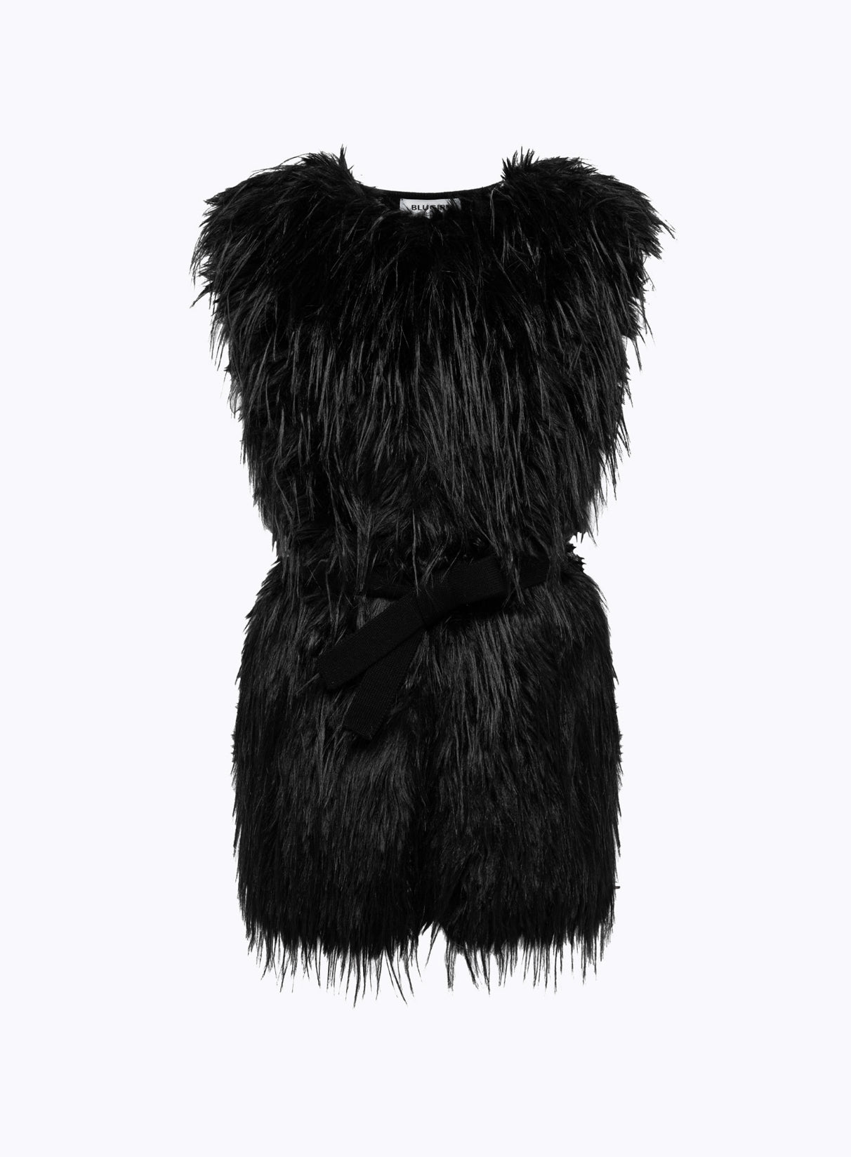 Gilet in maglia e faux fur “Blugirl”