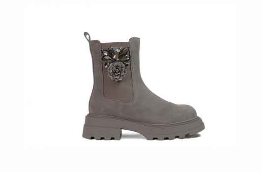Stivaletto Sunvalley con accessorio color grigio scuro “Tosca Blu”