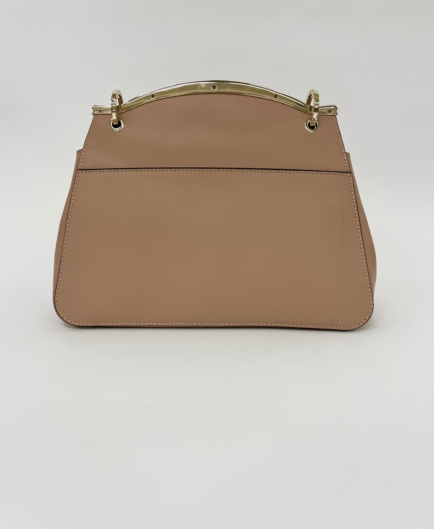 Borsa a mano in pelle nude “Cromia”