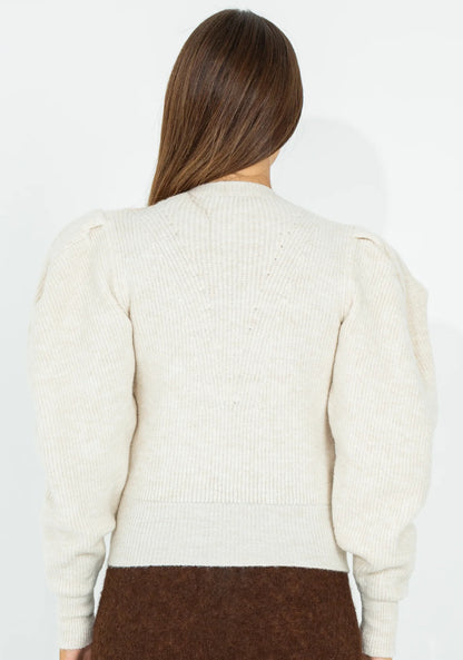 Maglia crop con maniche voluminose “Akep”
