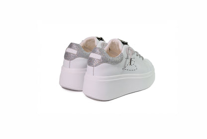 Sneakers con charm e glitter “Tosca Blu”