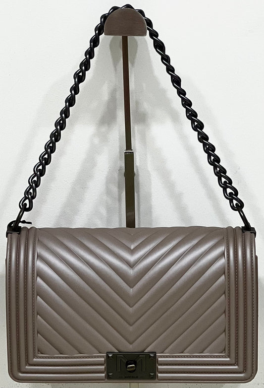 Flat-bag stone/satin “Marc Ellis”