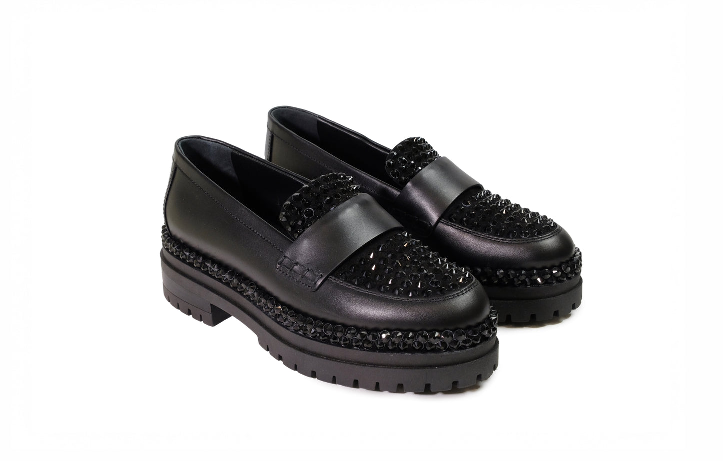 Mocassino Raffa con strass “Ninalilou”