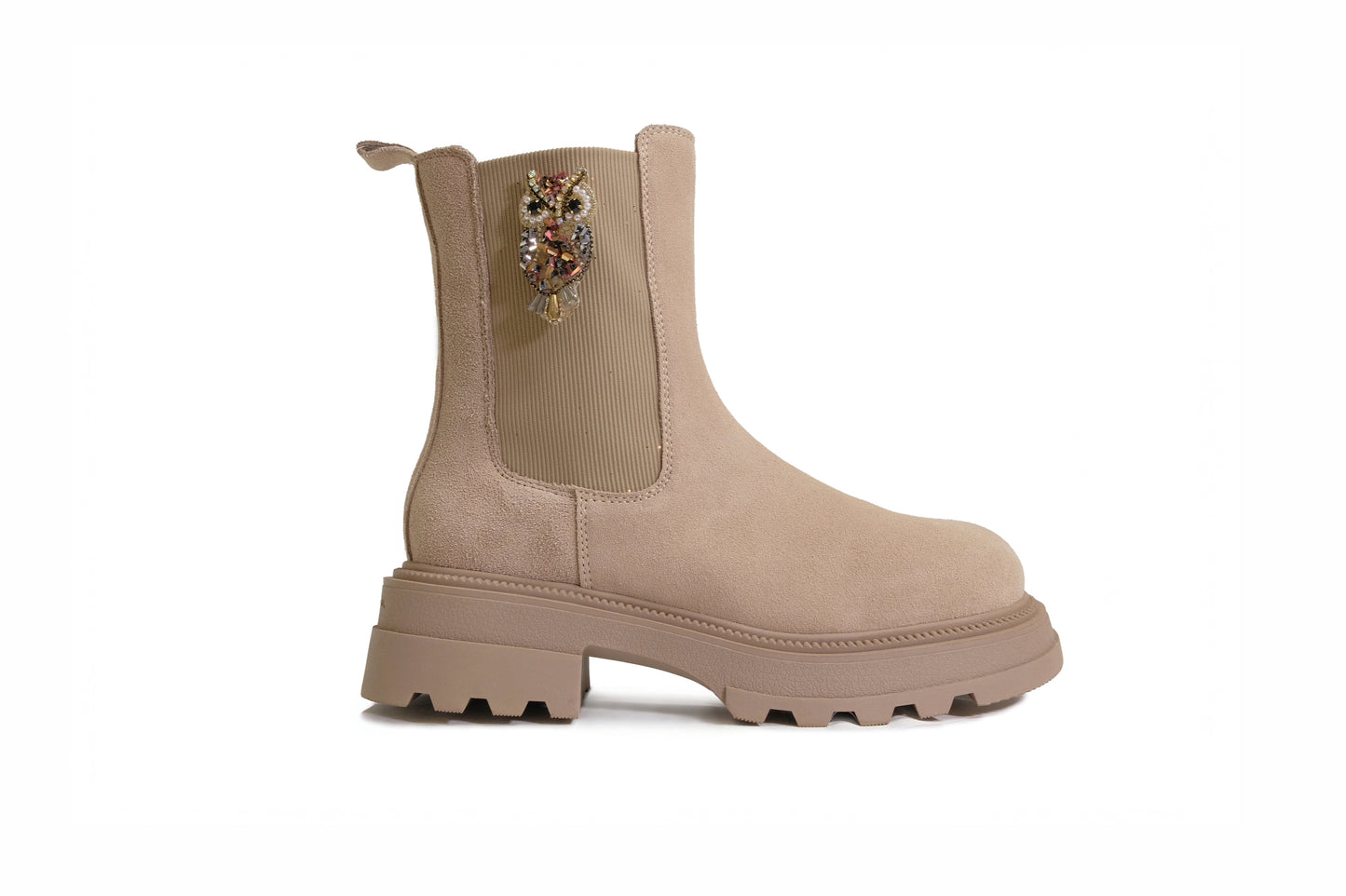 Stivaletto Sunvalley con accessorio color beige “Tosca Blu”