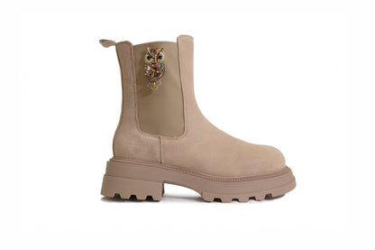 Stivaletto Sunvalley con accessorio color beige “Tosca Blu”
