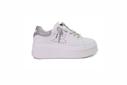 Sneakers con charm e glitter “Tosca Blu”