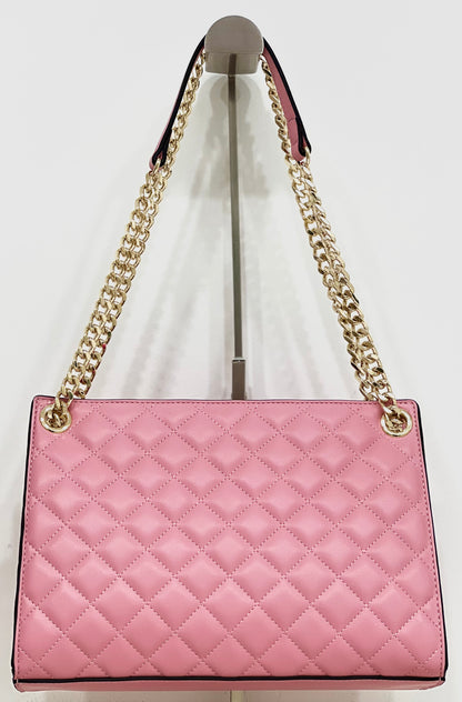 Borsa a tracolla con catena rosa “Pollini”