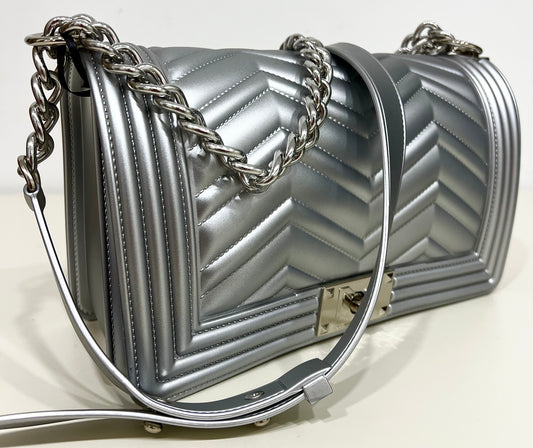 Flat-bag silver/silver “Marc Ellis”