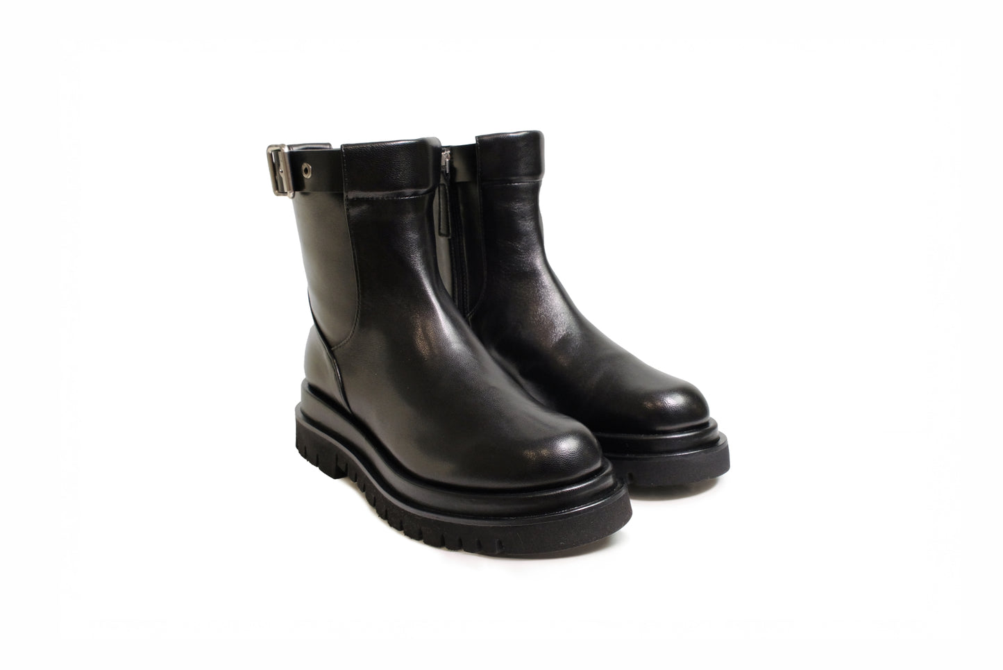 Stivaletto in vitello nero Baron “Fabi”