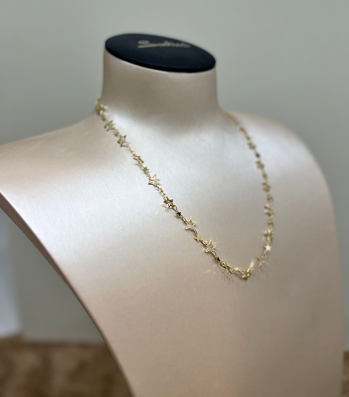 Collana lunga modello starlove con stelline alternate “Sodini”