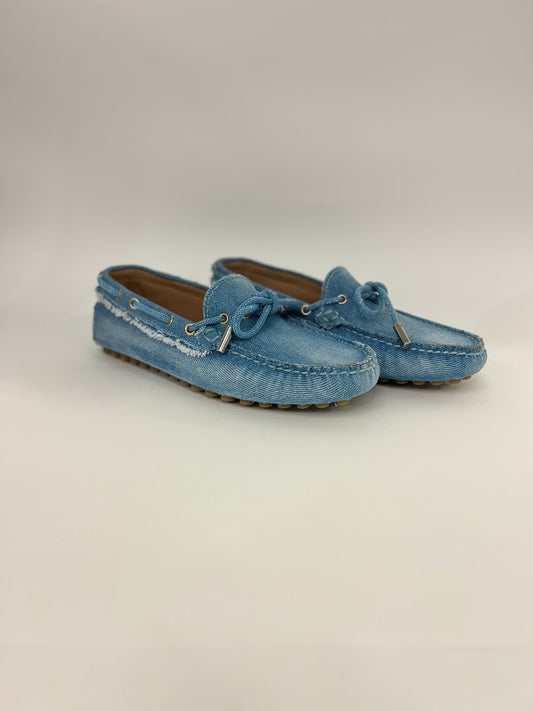 Mocassino in denim “Stokton”