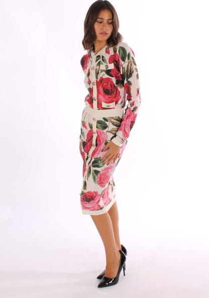 Cardigan in viscosa a rose “Blugirl”