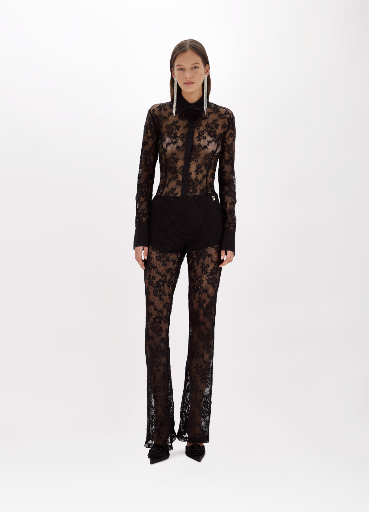 Camicia in pizzo stretch “Blugirl”