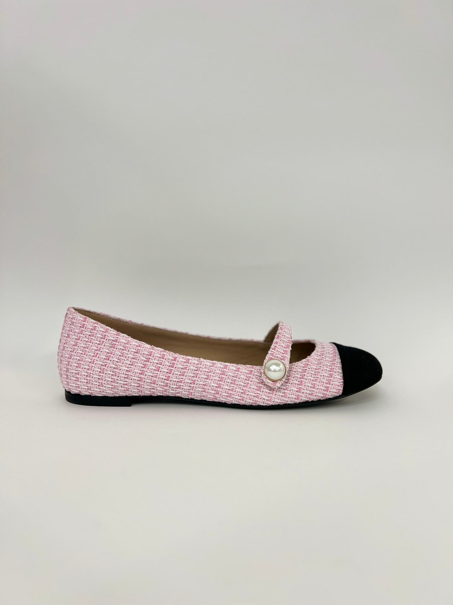 Ballerina in tweed pink “Roberto Festa”