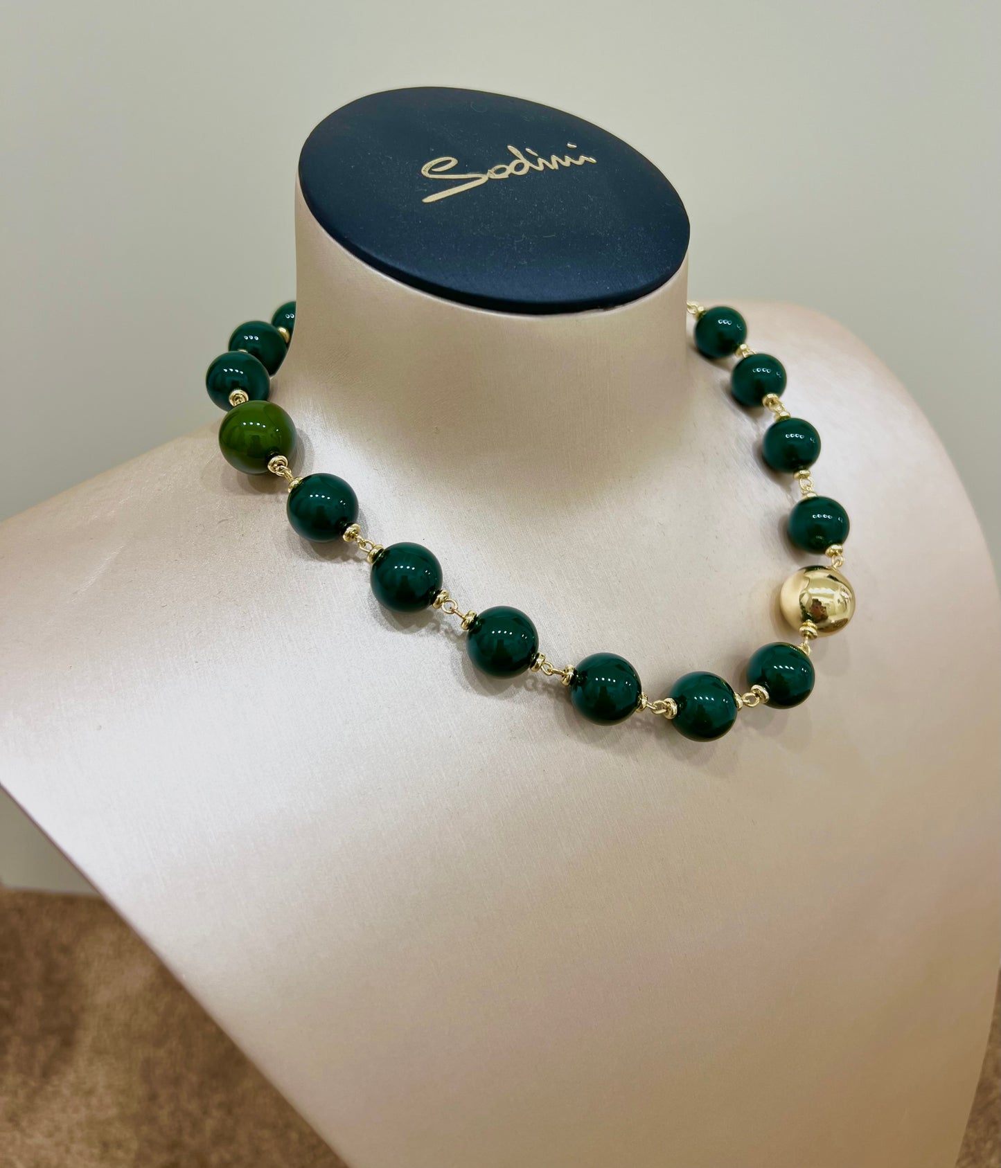 Collana corta a boule incatenate tribeca “Sodini”