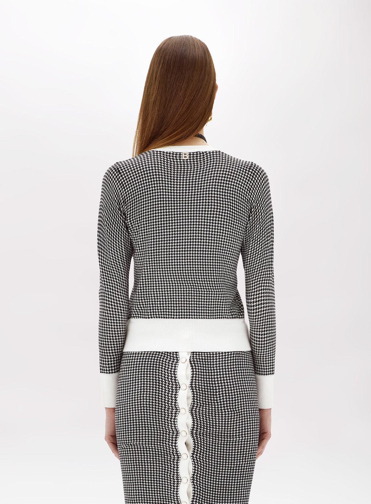 Cardigan double face con spilla “Blugirl”