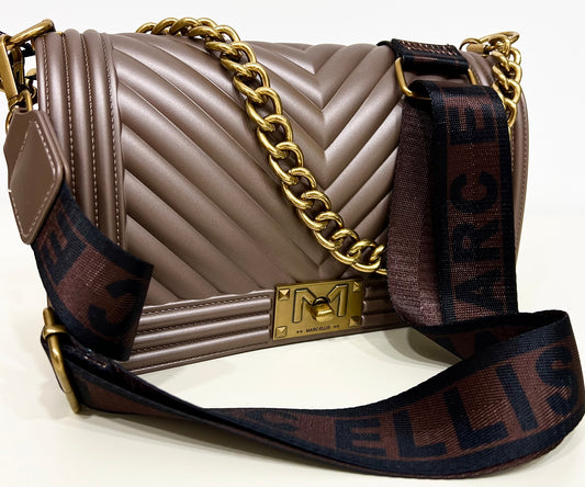 Flat-bag bronze/light ottone “Marc Ellis”