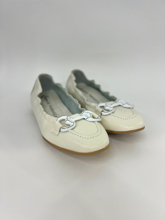 Mocassino in pelle con elastico “Poesie Veneziane”