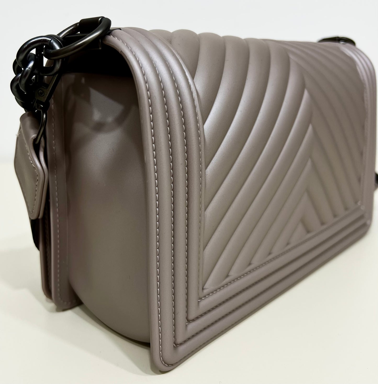 Flat-bag stone/satin “Marc Ellis”